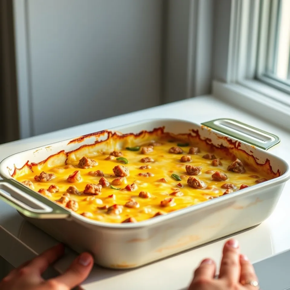 Bisquick Breakfast Casserole with Sausage