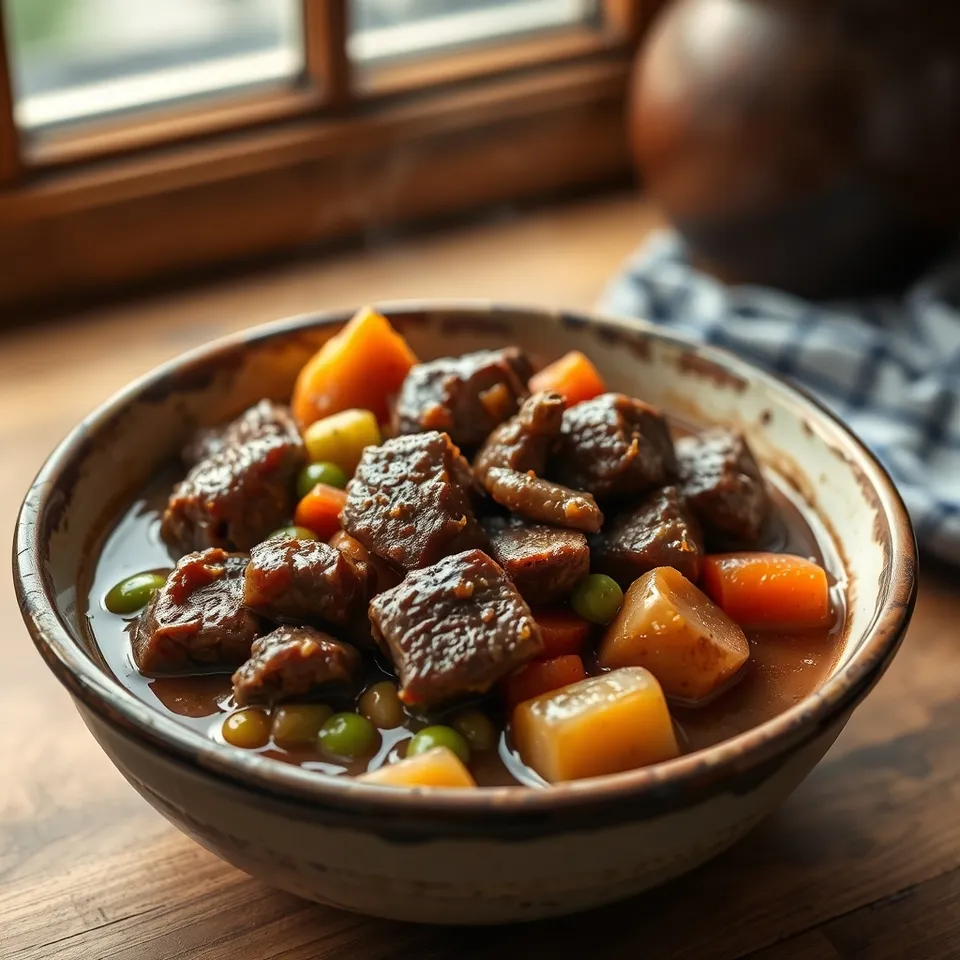 Classic Beef Stew: Tender Chuck, Potatoes, and Carrots