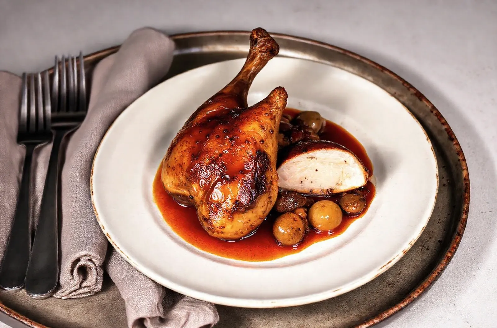 Coq au Vin (Chicken Braised in Red Wine)